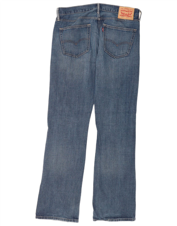 Levi's Herren 527 Bootcut Jeans W34 L34 Blaue Baumwolle