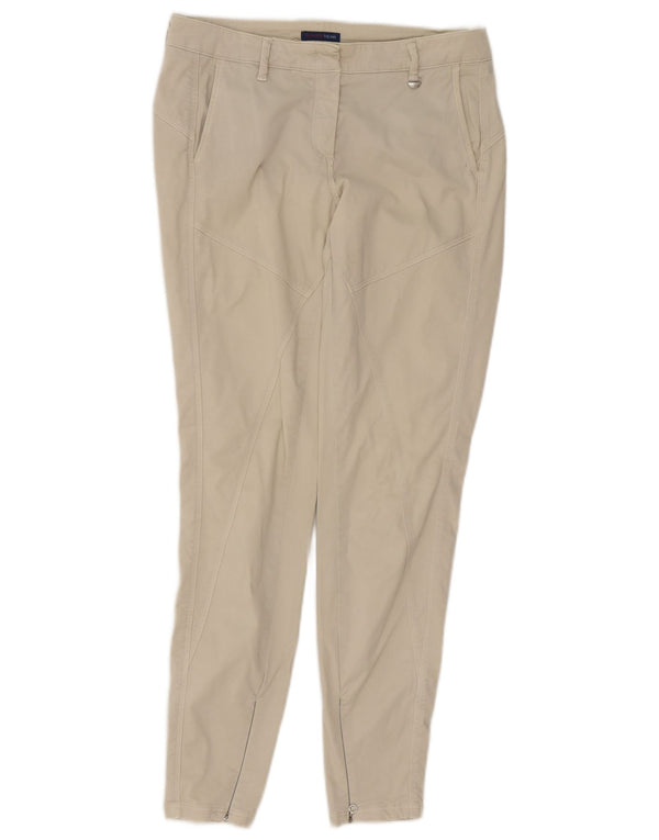 Trussardi Damen Skinny Chino-Hose IT 42 Medium W28 L29 Beige