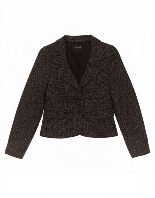 Hobbs Γυναικείο σακάκι με 3 κουμπιά UK 8 Small Grey Polyester
