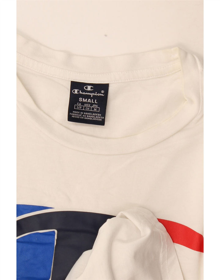 Champion Camiseta Gráfica para Hombre Top Pequeño Blanco