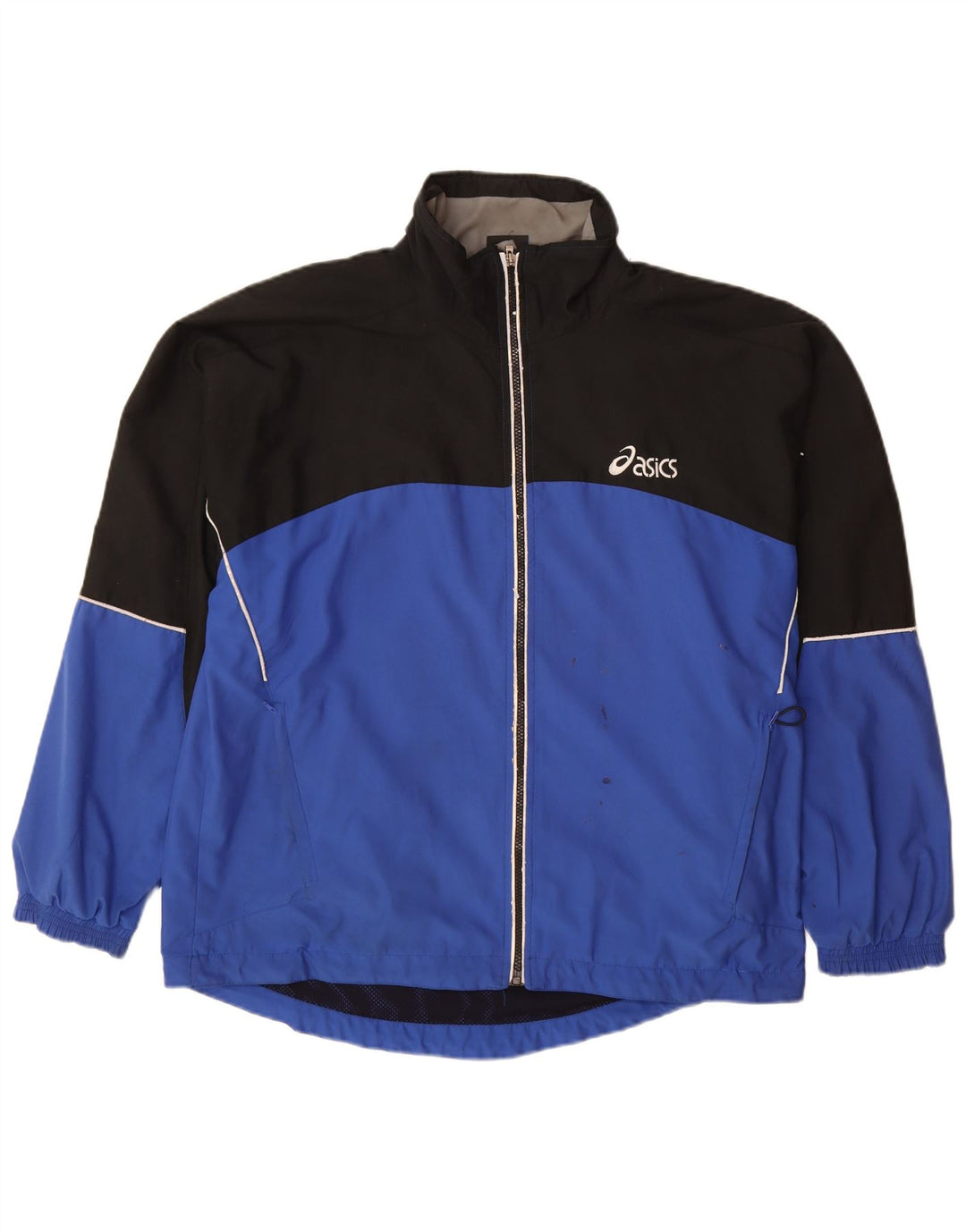 ASICS Træningsdragt til mænd Topjakke XL Blå Colourblock Polyester