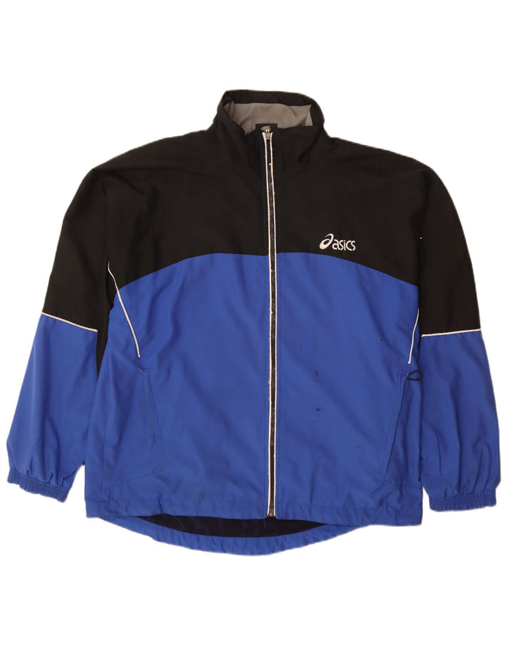 ASICS Træningsdragt til mænd Topjakke XL Blå Colourblock Polyester