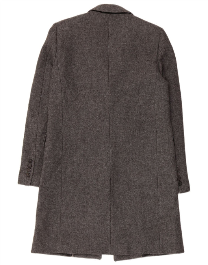 Zara Damen Manteco Mantel UK 10 Small Grau