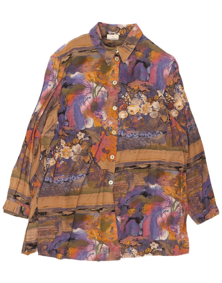 Camicia da donna Doris Streich EU 48 2XL Patchwork multicolore