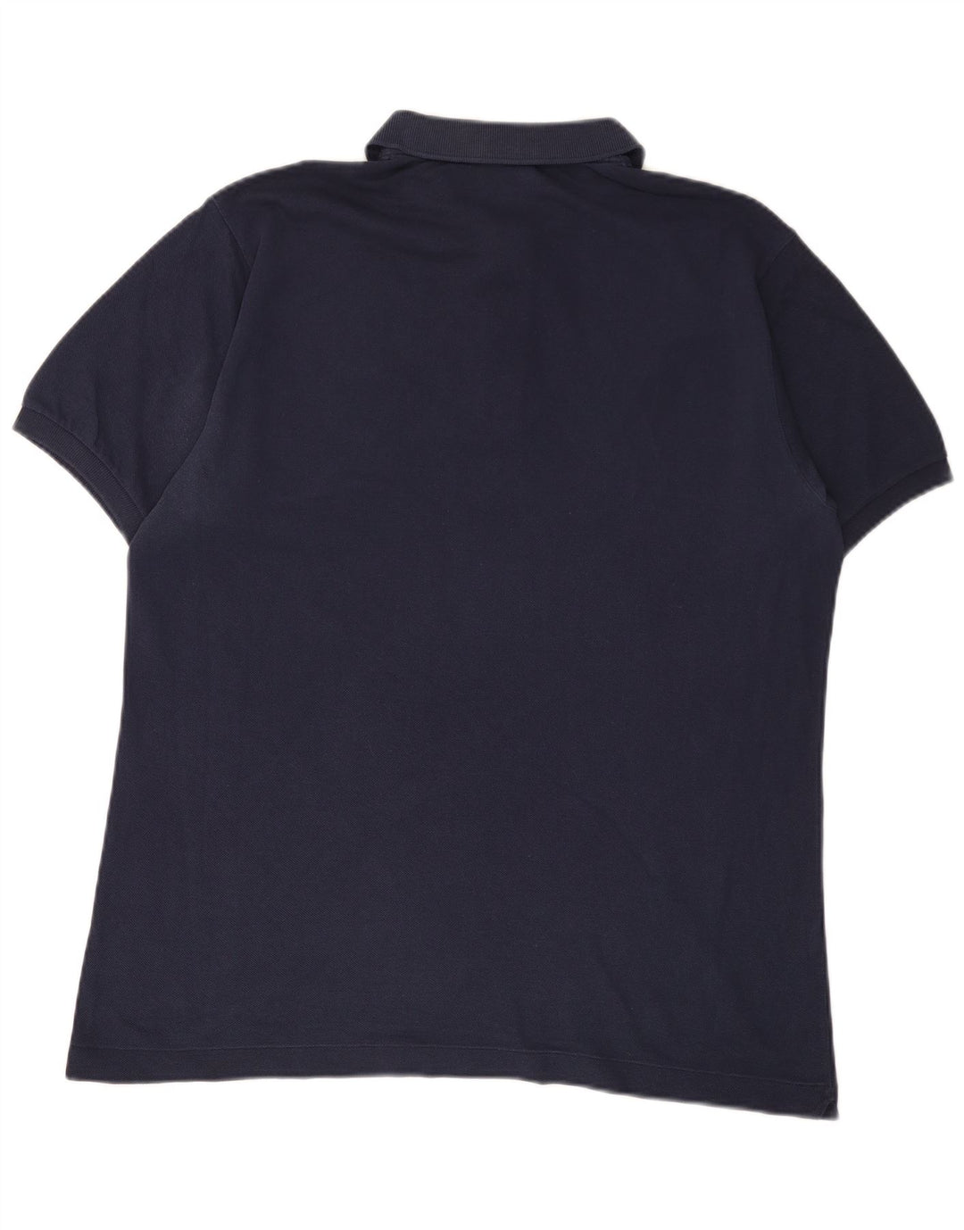 LACOSTE Mens Polo Shirt Size 5 Large Navy Blue Cotton