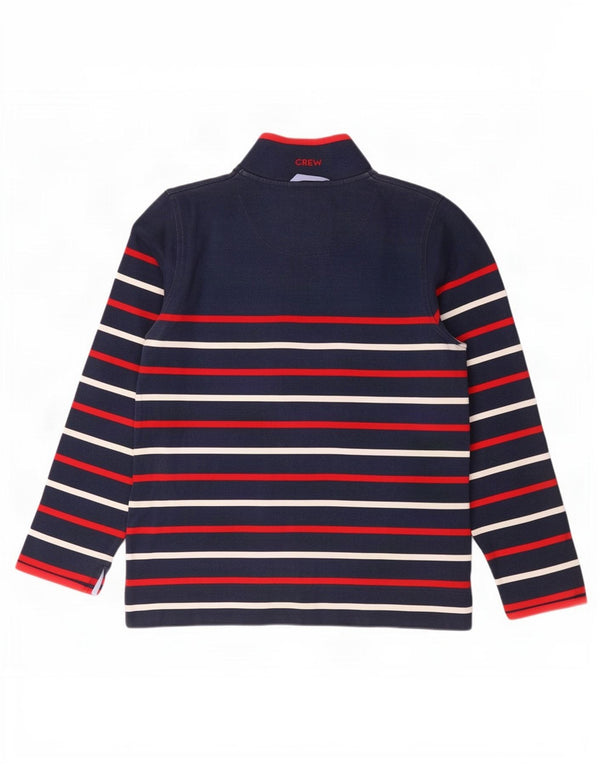 Crew Clothing Womens Sweatshirt Jumper UK 14 Large Navy Blue Striped