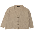 Женский свободный кардиган Zara UK 10, маленький серый в крапинку