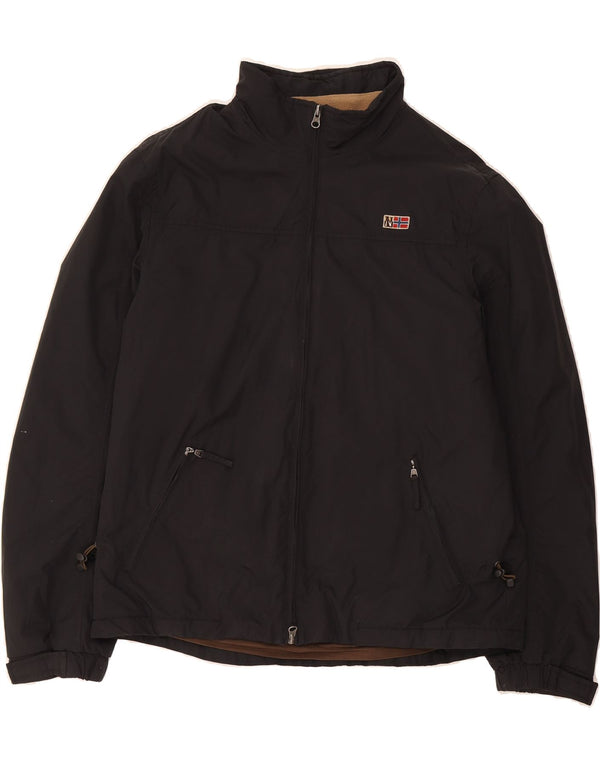 NAPAPIJRI Herren Windjacke UK 42 XL Schwarz Polyamid