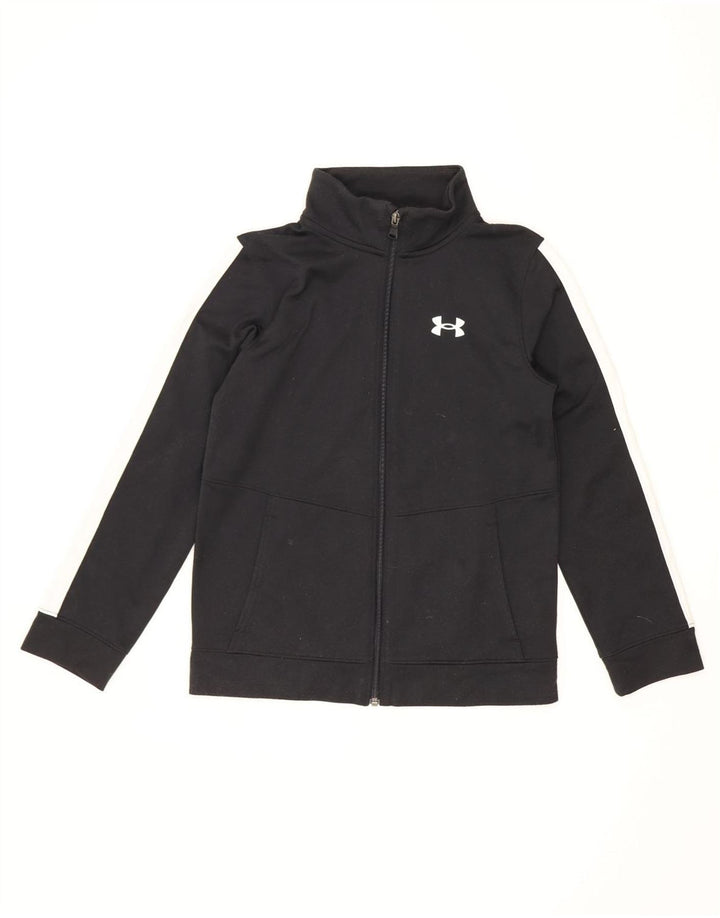 Under Armour Boys træningsdragt topjakke 9-10 år Medium Sort Colourblock