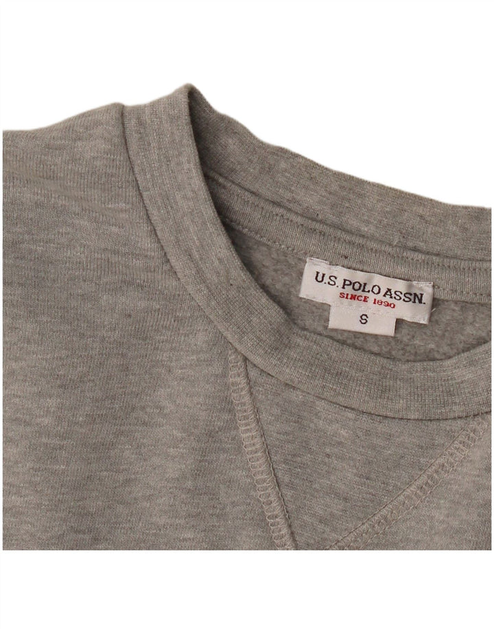 U.S. Polo Assn. Mens Sweatshirt Jumper Small Grey