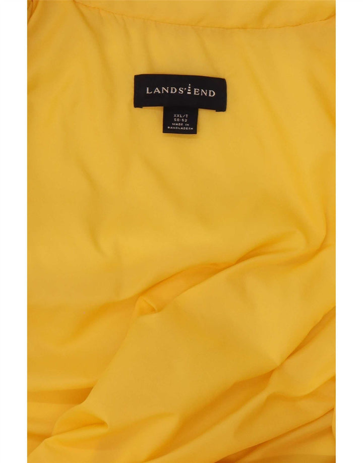 Męska kurtka Lands End Liner Padded IT 50/52 2XL Żółty nylon