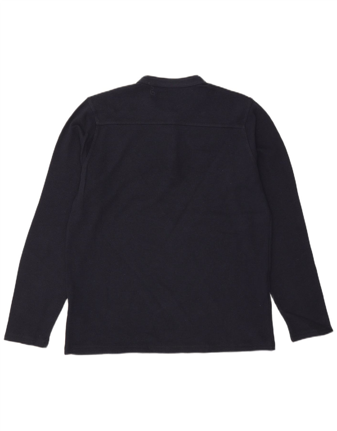 Maglia da uomo a maniche lunghe All Saints piccola in cotone blu navy