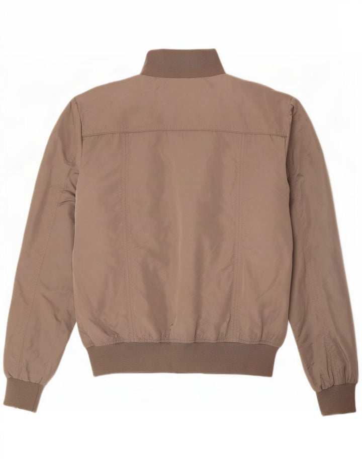 Jaqueta bomber masculina Best Company UK 38 poliéster cinza médio