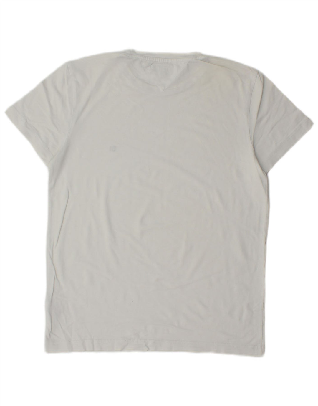 Tommy Hilfiger Mens T-Shirt Top Medium White Cotton