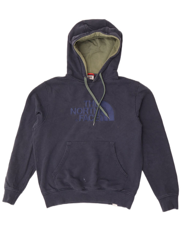 Felpa con cappuccio grafica da uomo The North Face piccola in cotone blu navy