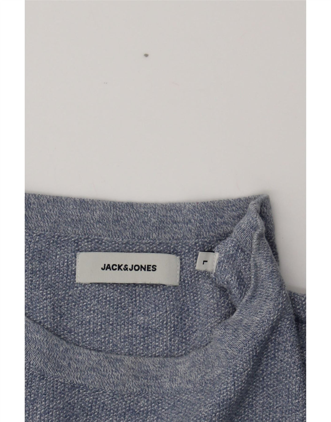 JACK & JONES Mens Crew Neck Jumper Sweater Large Blue Cotton Vintage Jack & Jones and Second-Hand Jack & Jones from Messina Hembry 