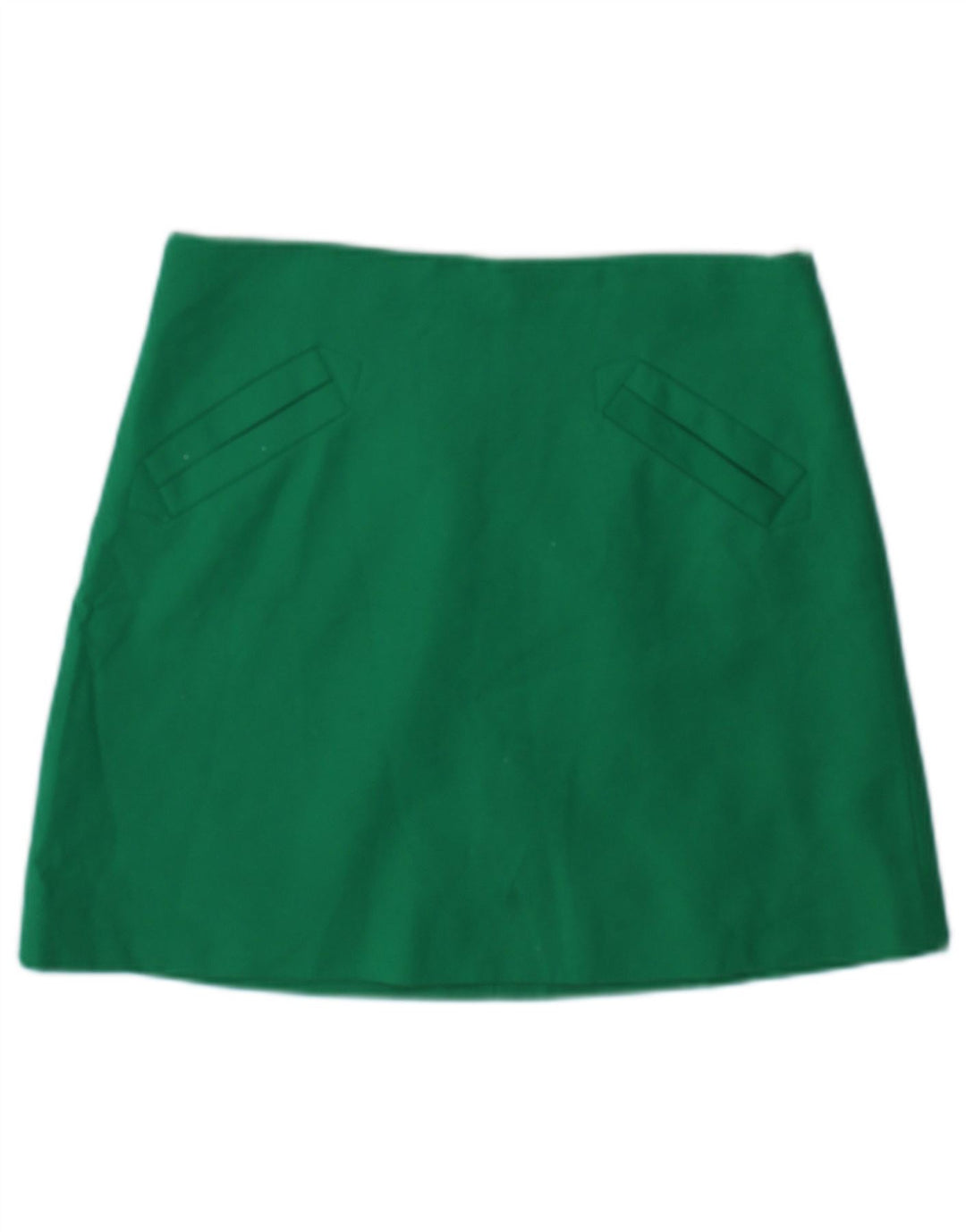 Zara Womens Mini Skirt Small W26  Green Acetate