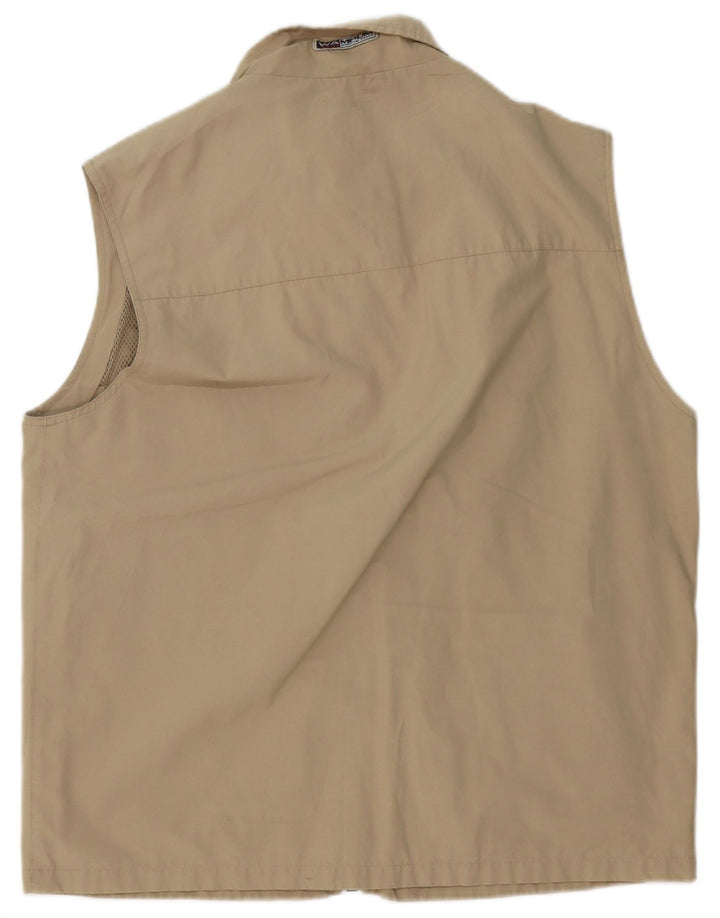 Gilet pratico da uomo Wampum UK 42 XL Poliestere beige