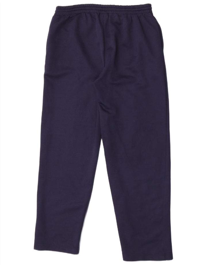 Reebok Herre grafisk træningsdragt Bukser Large Navy Blue Polyester