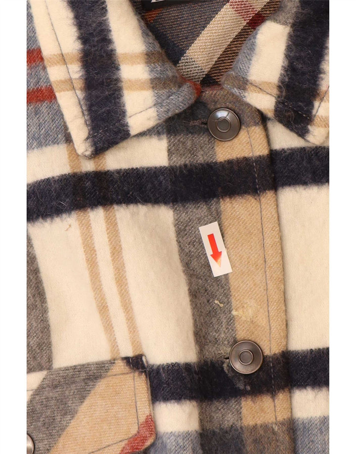 Zara Womens Oversized Lumberjack Flannel Shirt UK 18 XL Multicoloured Check