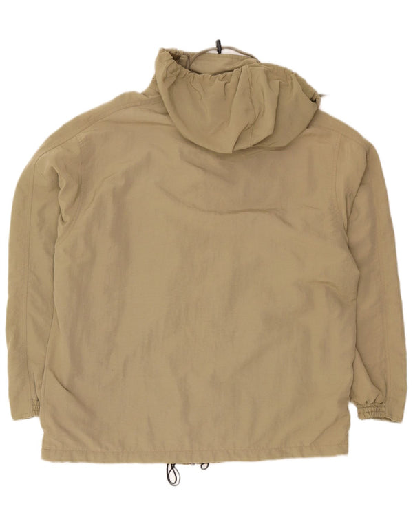 Diadora Chaqueta impermeable con capucha y ajuste holgado para hombre UK 36 Small Khaki Sports