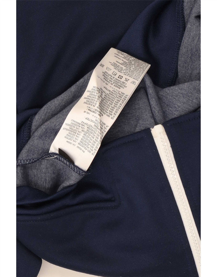 Diesel Mens Tracksuit Top Jacket Medium Navy Blue Colourblock Polyester