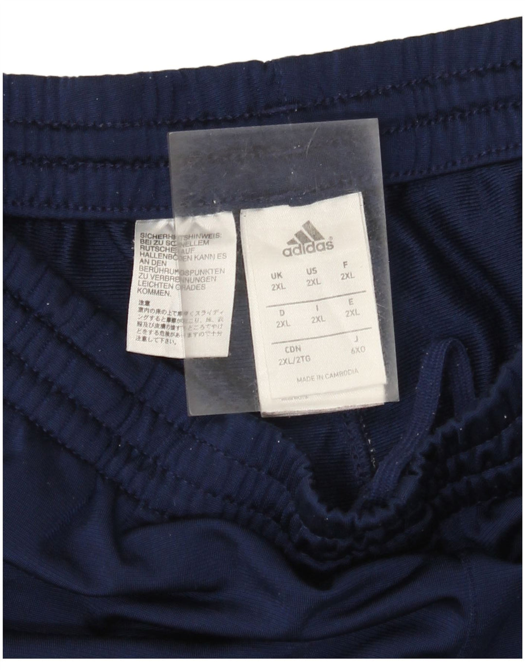 Adidas Herre træningsdragt Bukser Joggers 2XL Navy Blue Polyester