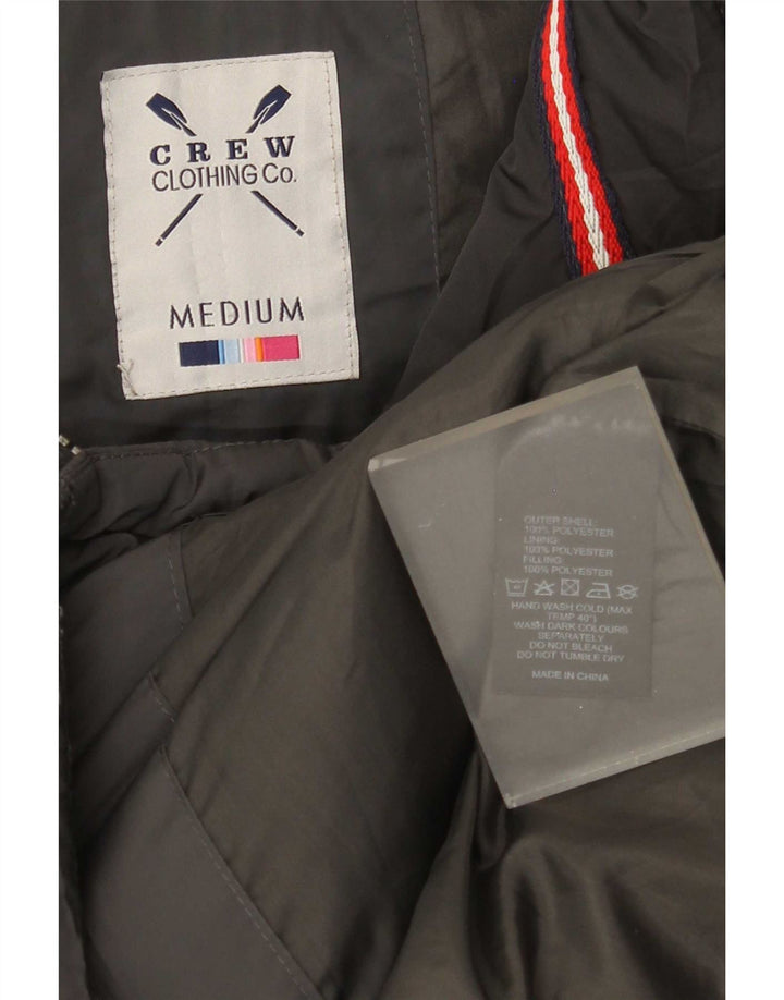 Crew Clothing Ανδρικά padded Gilet UK 38 Medium Grey Polyester