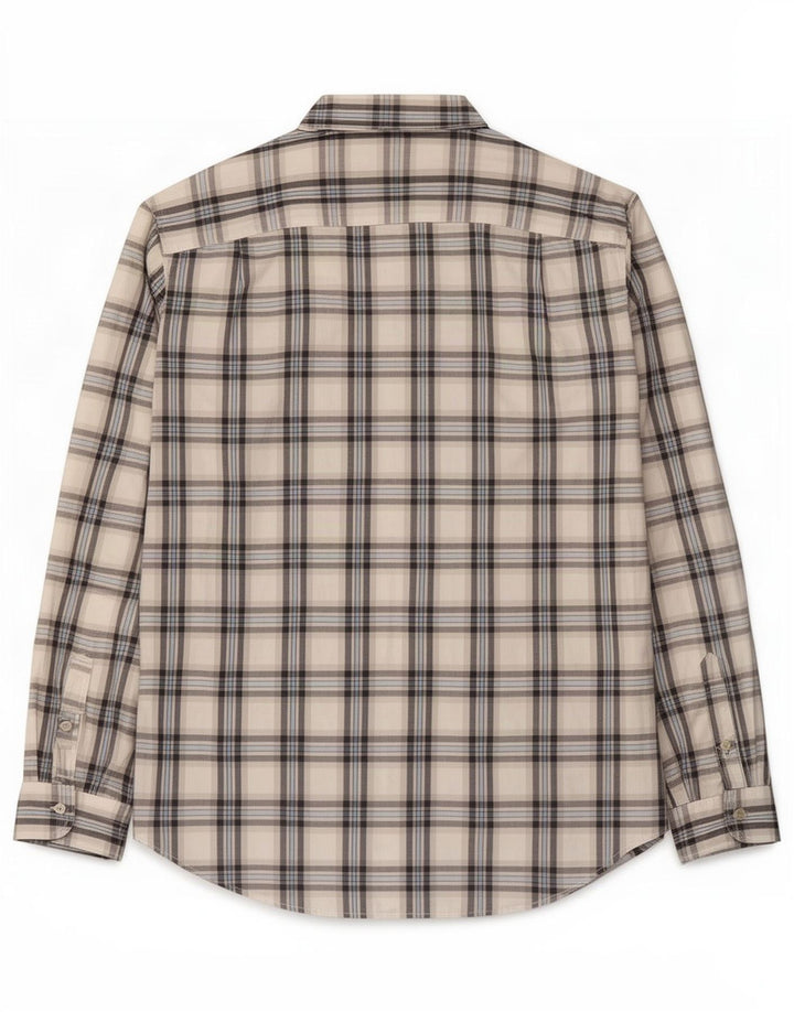 American Eagle Mens Athletic Fit Shirt XL White Check Cotton