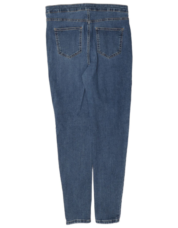 Marks & Spencer Dame Super Skinny Jeans UK 14 Large W32 L30 Blå Bomuld