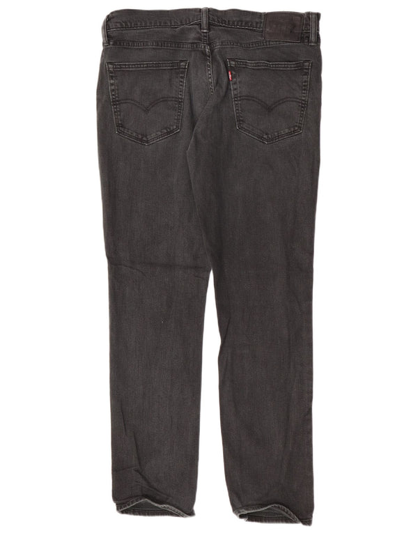 Jeans slim da uomo Levi's W36 L32 cotone nero