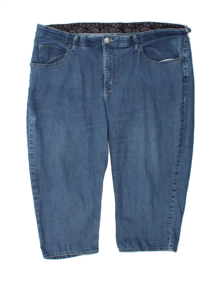 LEE Womens Capri Jeans US 22 3XL W44 L20  Blue Polyester Vintage Lee and Second-Hand Lee from Messina Hembry 