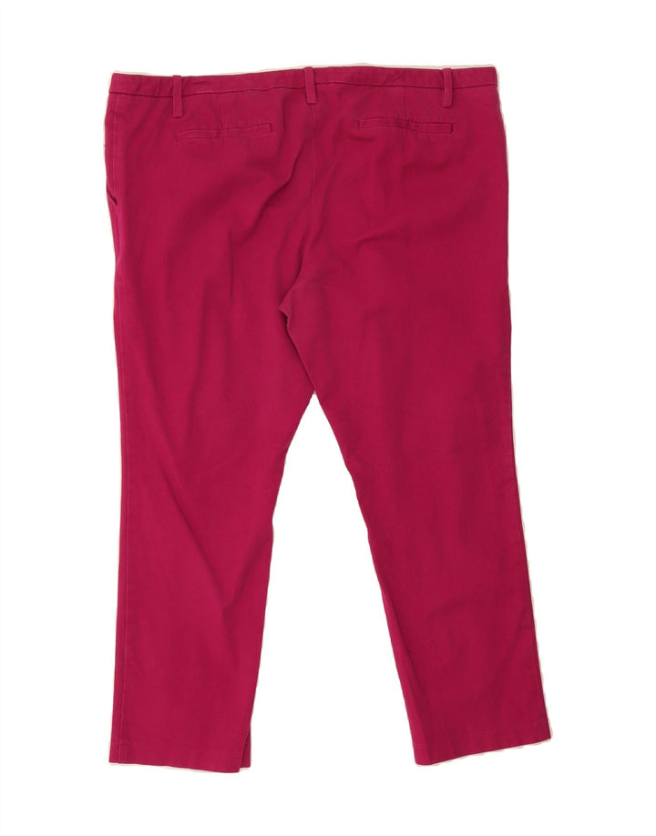 MOSSIMO Womens Slim Chino Trousers US 18 2XL W40 L25 Pink Cotton Vintage Mossimo and Second-Hand Mossimo from Messina Hembry 