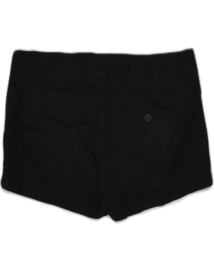 J. CREW Womens Broken In Chino Shorts US 0 XS W30  Black Cotton | Vintage J. Crew | Thrift | Second-Hand J. Crew | Used Clothing | Messina Hembry 