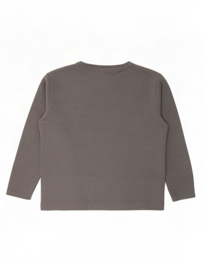 Zara γυναικείο τοπ μακρυμάνικο UK 12 Medium Grey