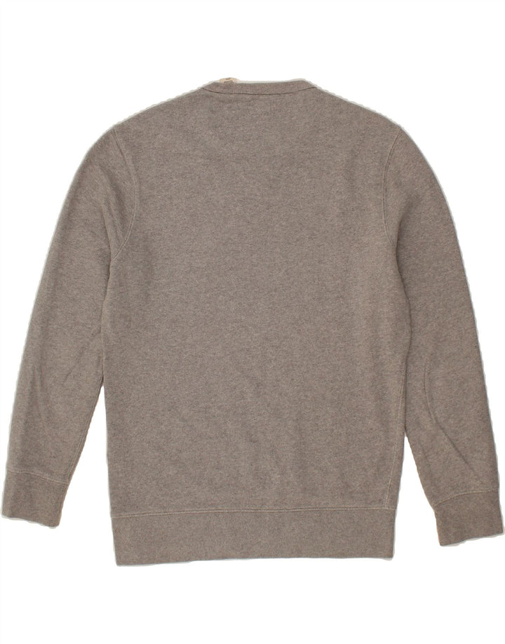 LEVI'S Mens Graphic Sweatshirt Jumper Small Grey Cotton Vintage Levi's and Second-Hand Levi's from Messina Hembry 