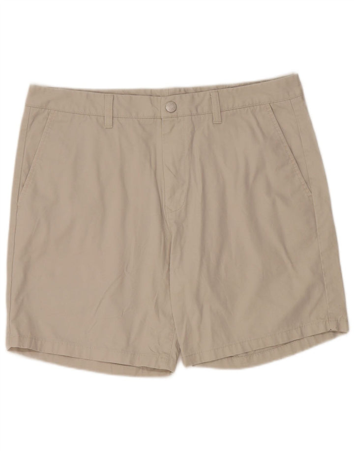 BONOBOS Mens Chino Shorts W36 Large Beige Cotton