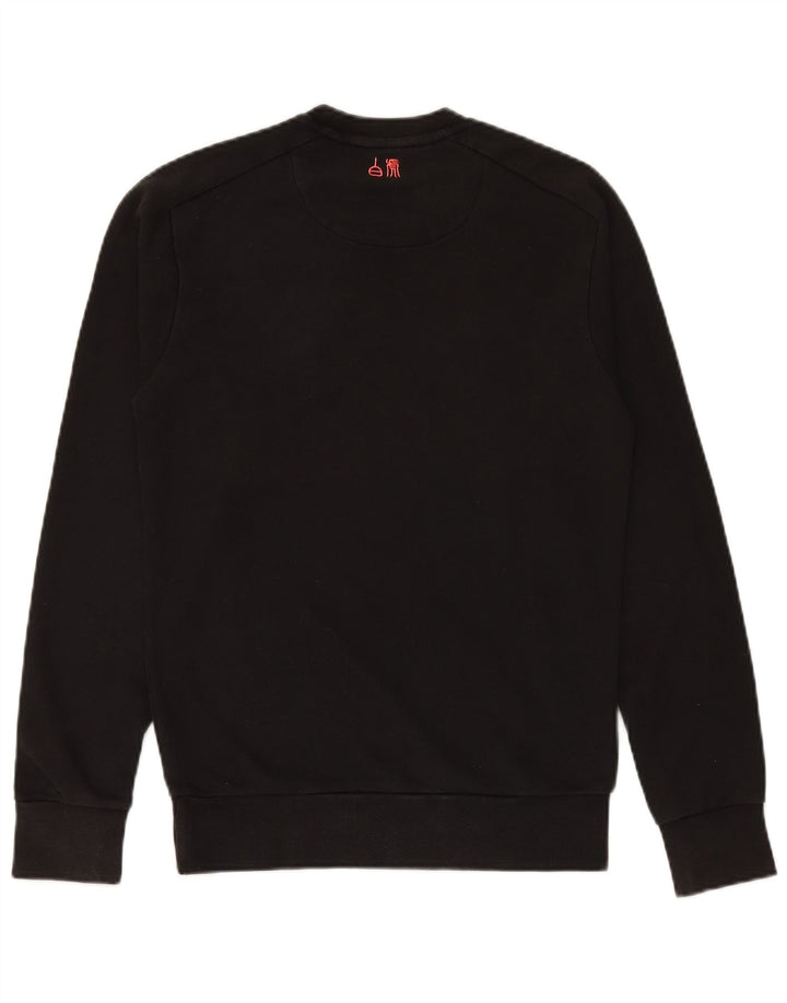 ADIDAS Mens Graphic Sweatshirt Jumper Small Black