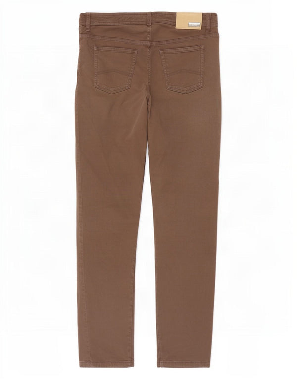 Armani Collezioni Jeans Slim da Donna W31 L30 Cotone Marrone