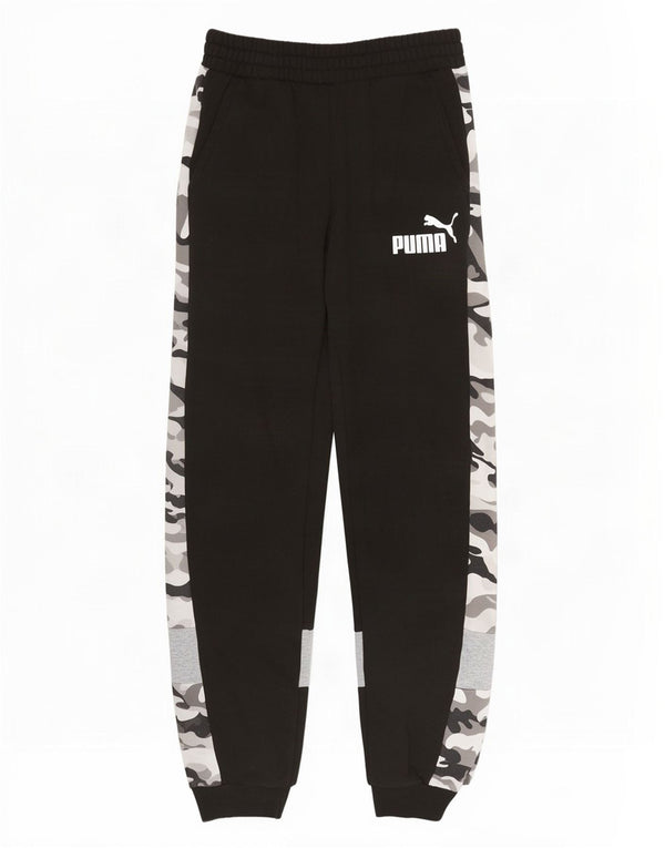 Puma Pantalon de Survêtement Graphique Homme Joggers Small Noir Camouflage Coton