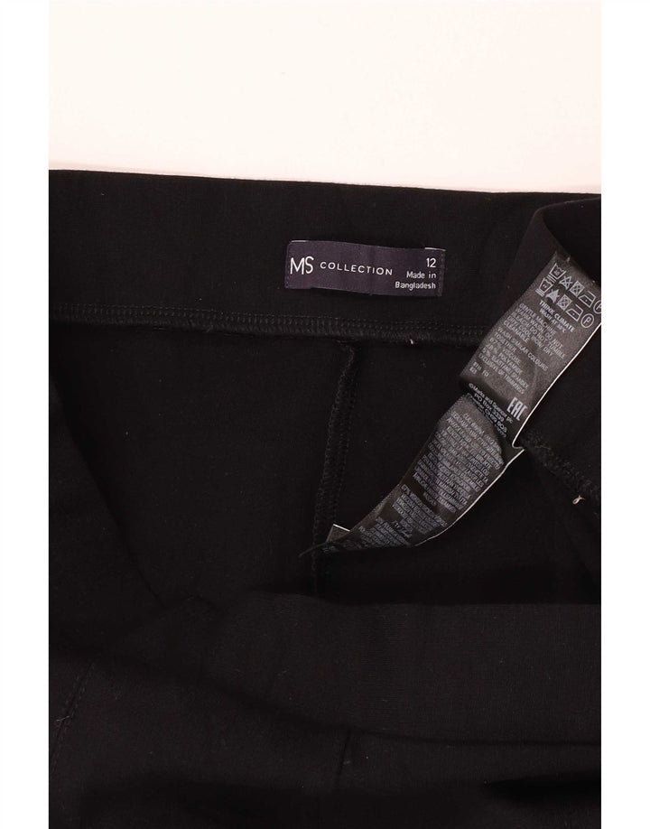 Marks & Spencer Leggings Femme UK 12 Medium Noir Viscose