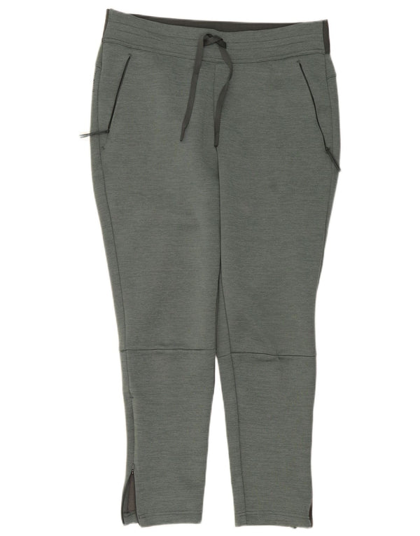Adidas Pantalon de survêtement pour femme UK 14 Large Vert Polyester