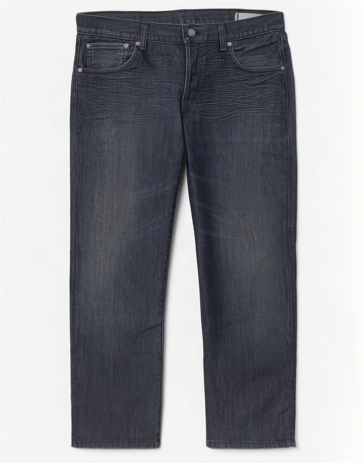 Levi's Mens 501 Straight Jeans W36 L27 Navy Blue Cotton