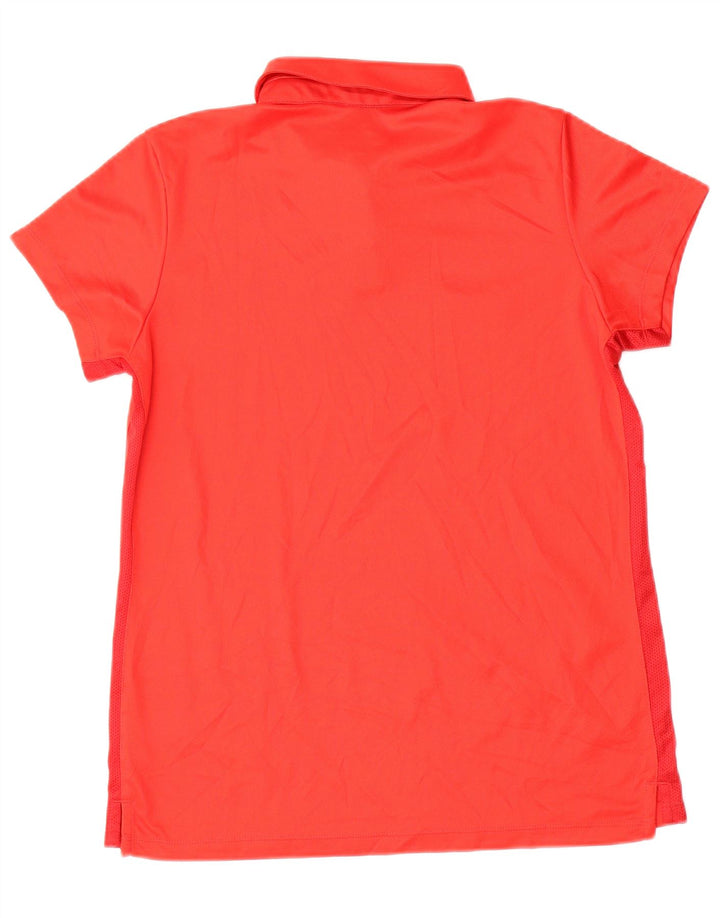 Nike Womens Dri Fit Polo Shirt UK 14 Large Red