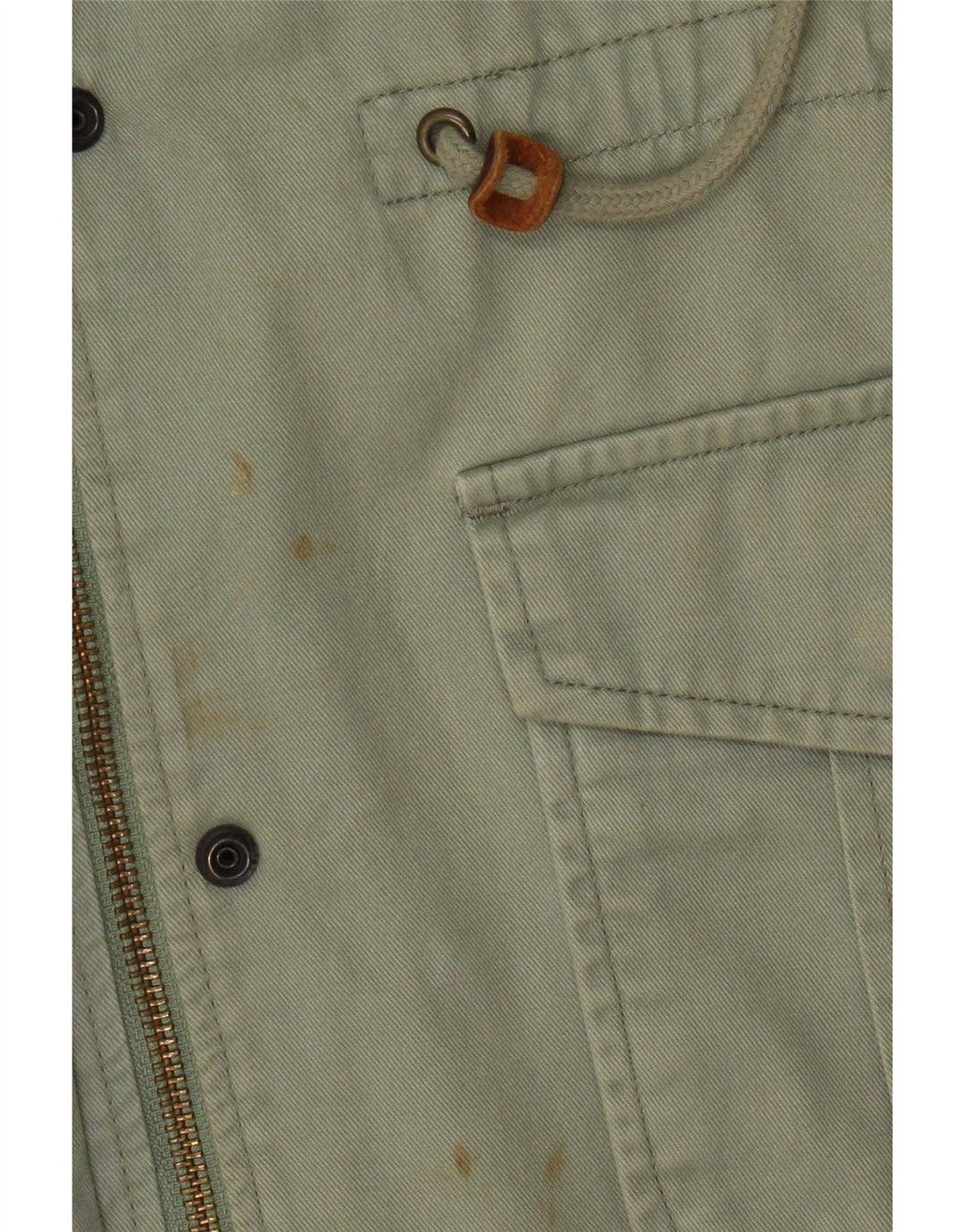 Levi's ženska pomoćna jakna s kapuljačom UK 10 Mali zeleni pamuk