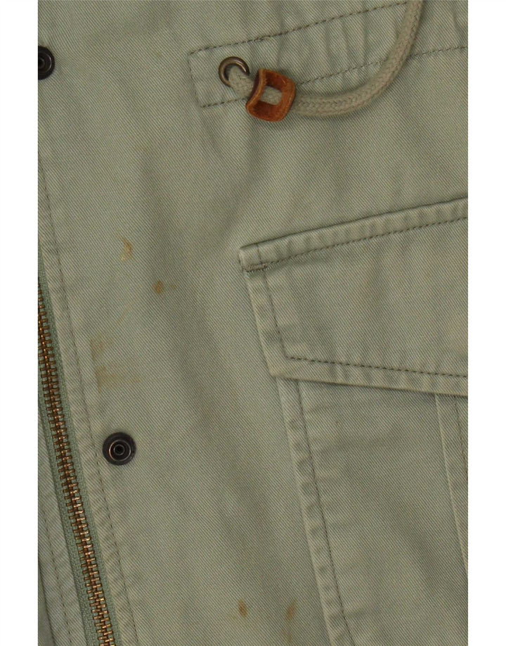 Levi's ženska pomoćna jakna s kapuljačom UK 10 Mali zeleni pamuk