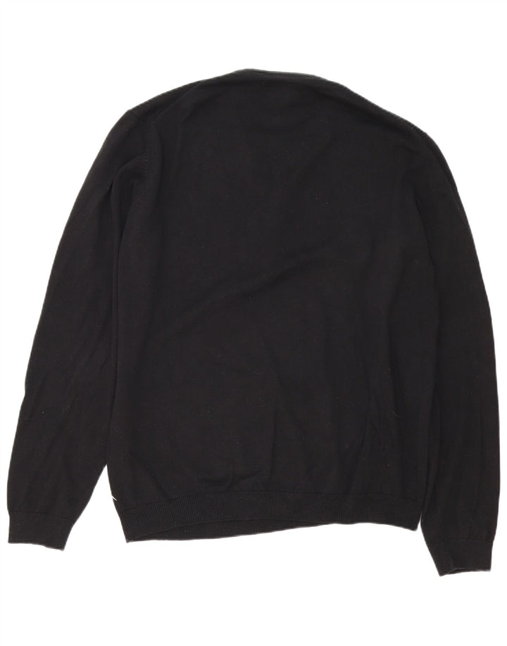 Angelo Litrico Pull Col V Homme XL Noir