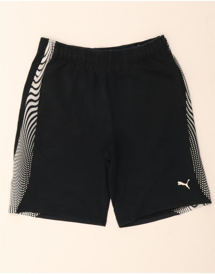 Puma Mens Sport Shorts Large  Black Geometric