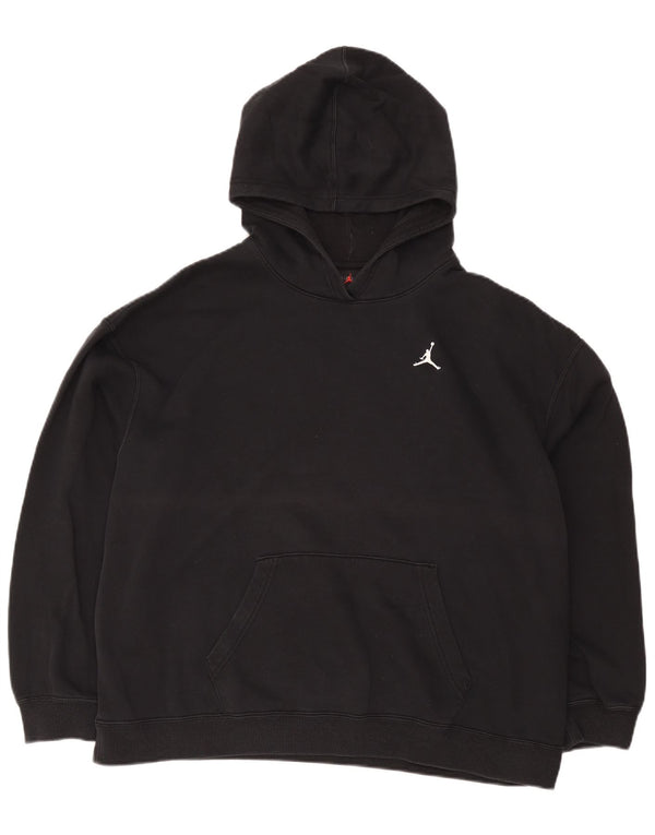 Jordan Sudadera con capucha para hombre Jumper XL Negro Algodón Deportes