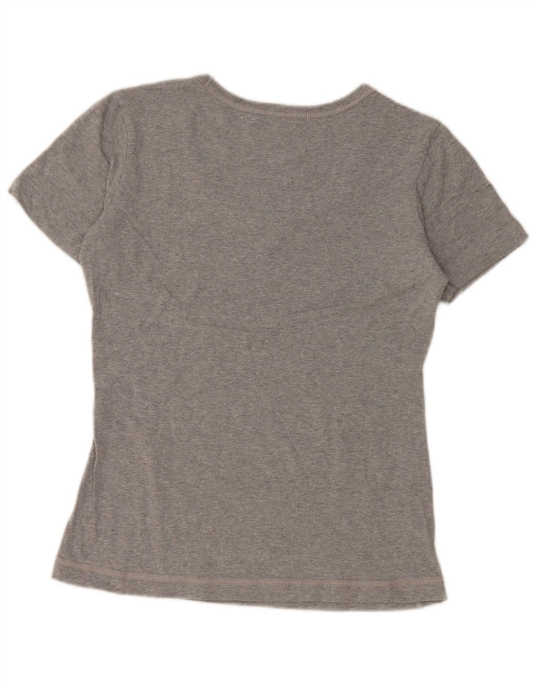 CHAMPION Womens Graphic T-Shirt Top UK 12 Medium Grey